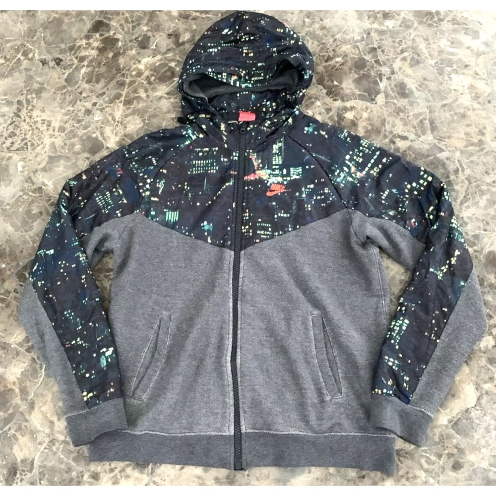 Nike City Light Hoodie Jacket Full Zip Mens Size Large 630943-071 Sportswear